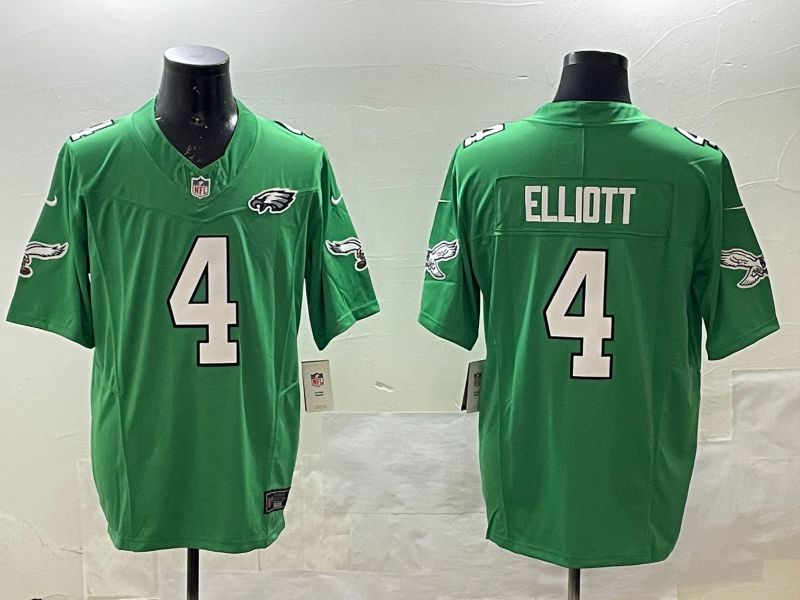 Men Philadelphia Eagles #4 Elliott Green three generations 2025 Nike Vapor Limited NFL Jersey style 4->philadelphia eagles->NFL Jersey
